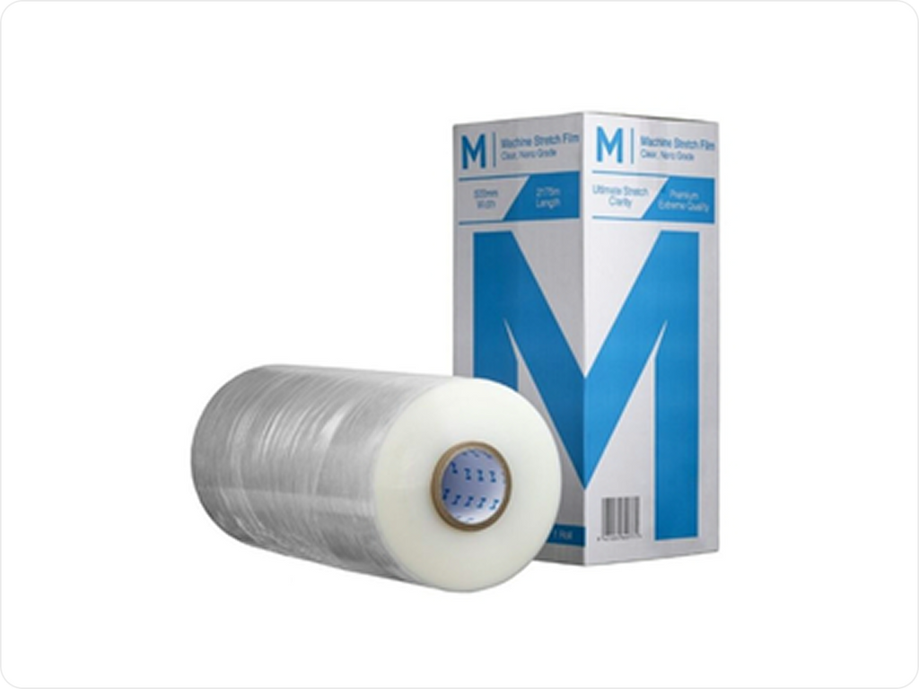 Premium 25-Micron Hand Stretch Wrap (Clear)