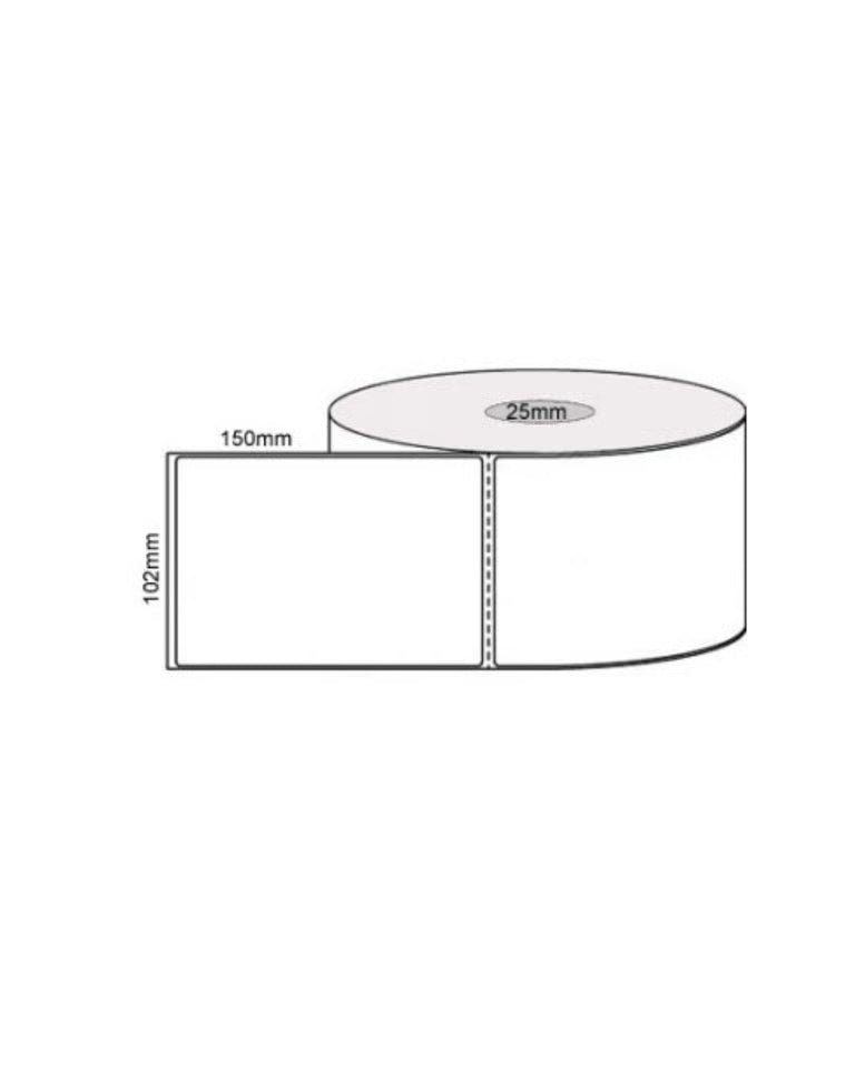 Direct Thermal Labels — 100mm x 150mm (Roll of 325)